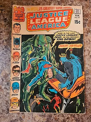 Buy Justice League Of America #87 (1971) 1st Silver Sorceress Bronze Age DC Comics G • 7.30£