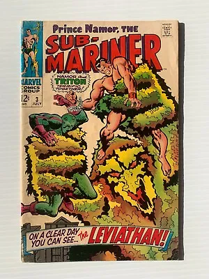 Buy Sub-Mariner #3 1968 -  Namor And Tritan Terrific Together!  • 59.27£
