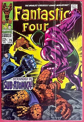 Buy Fantastic Four #76 2nd Appearance Psycho-Man (1968) Marvel Comics • 19.95£