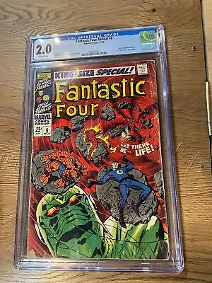 Buy Fantastic Four Annual #6 - Marvel Comics - 1968 - CGC Graded/slabbed 2.0 • 195£