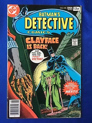 Buy Detective Comics #478 VFN- (7.5) DC ( Vol 1 1975) 1st App (3rd) Clayface • 17£
