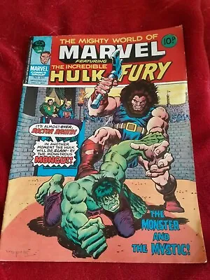 Buy The Mighty World Of Marvel Featuring The Incredible Hulk And Stg Fury #271 1977 • 6£
