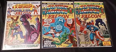 Buy Captain America Lot Of (3) 143 158 171 Vf White Pages • 56.29£