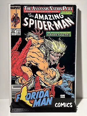 Buy Amazing Spider-man #324 VG+ 4.5 Newsie Todd McFarlane Sabretooth Cover 1989 • 3.13£