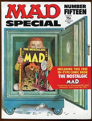 Buy Mad Magazine Special #15 - Giant 84 Pg Issue W/ Mad Comic Book #3 Intact - 1974 • 27.67£