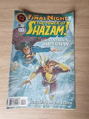 Buy The Power Of SHAZAM! #20 Superman! Final Night! 1996 • 3.95£