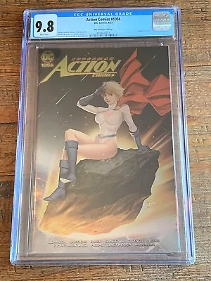 Buy Action Comics #1056 Cgc 9.8 Inhyuk Lee Sdcc Foil Variant Power Girl Homage • 102.48£