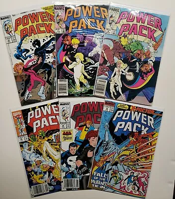 Buy Power Pack Comic Lot (1984, Marvel, #'s - 8, 11, 33, 35, 46, 56) Feat. Spiderman • 8£