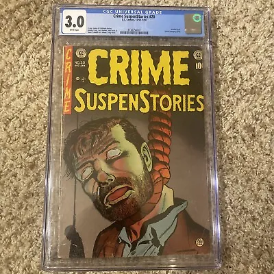 Buy Crime SuspenStories #20 CGC 3.0 White Pages Used In SOTI Hanging Cover Pre-code • 1,662.77£