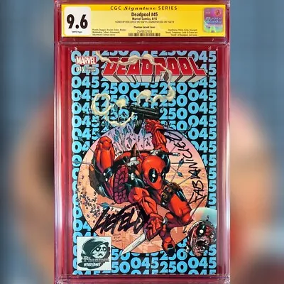 Buy Deadpool #45 Phantom Variant Cover Cgc 9.6 Ss Signed Rob Liefeld Fabian Nicieza • 236.50£