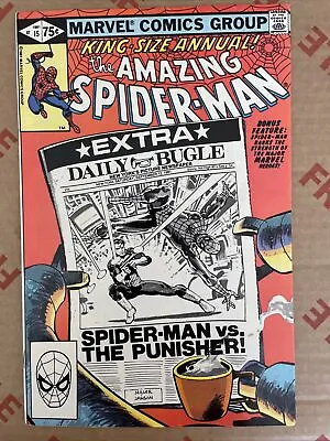 Buy AMAZING SPIDER-MAN #15 1981 KING SIZE ANNUAL. VF/NM FRANK MILLER Marvel Comics • 26.99£