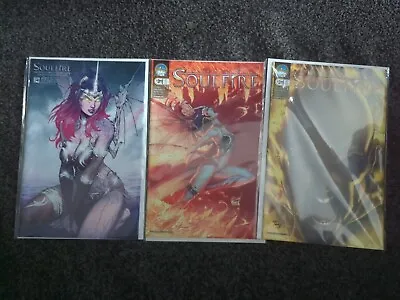 Buy Soulfire 1 To 3 Vol 4 Aspen Comics (Issue 1 San Diego Comic In Excl Ltd To 500) • 10£