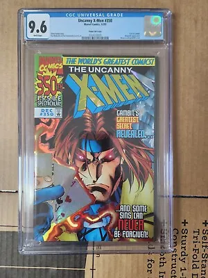 Buy Uncanny X-Men 350 (1997) CGC 9.6 Prism Foil Cover, Trial Of Gambit • 54.62£