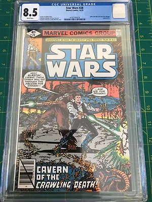 Buy Star Wars #28 (1979) CGC 8.5 White Pages  Goodwin - Infantino   Jabba The Hut  • 35.98£