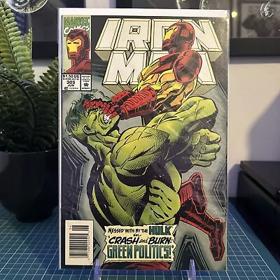 Buy Iron Man #305 - 1st Appearance Of The Hulk-Buster Armor MARVEL 1994 VINTAGE • 9.99£