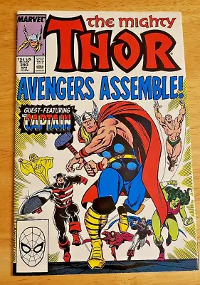 Buy Thor #390 - 1st Captain America Lifts Mjolnir Marvel 1988 Comics, High Grade • 37.95£