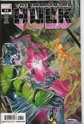 Buy IMMORTAL HULK 43 ALEX ROSS COVER 1st PRINT NM  MARVEL RECALLED ISSUE BOARDED • 14.99£