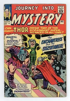 Buy Thor Journey Into Mystery #103UK VG- 3.5 1964 1st App. Enchantress, Executioner • 172.92£