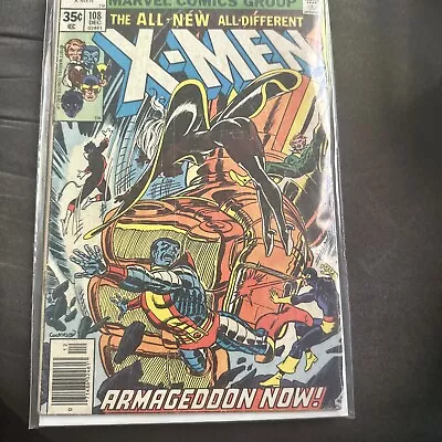 Buy UNCANNY X-MEN #108 (Dec,1977) - Marvel - Armageddon Now! • 55.19£