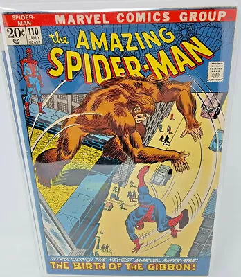Buy Amazing Spider-man #110 Gibbon 1st Appearance *1972* 7.0 • 59.26£