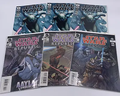 Buy Dark Horse Comics Star Wars #33 Darkness, Republic #56,#72, Obsession #3 • 15.10£