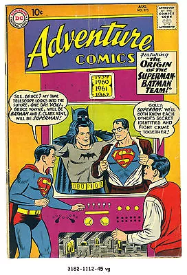 Buy ADVENTURE COMICS #275 © 1960 DC Comics Vg • 71.49£