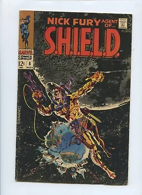 Buy Nick Fury, Agent Of SHIELD #6 1968 (GD/VG 3.0) • 9.56£