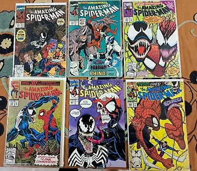 Buy Amazing Spiderman Carnage Venom Lot Of 6  333,344, 345 ,373,363,375  • 118.31£