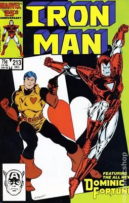 Buy Iron Man #213 VF 8.0 1986 Stock Image • 4.43£