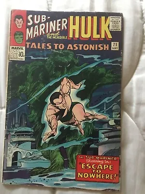 Buy Tales To Astonish 1st Series #71 1966 Silver Age Gene Colan Jack Kirby Stan Lee • 19.99£