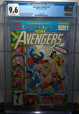 Buy Avengers Annual 21 CGC 9.6 1st Appearance Victor Timely (KANG) + Anachronauts • 70.95£