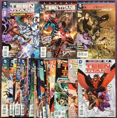 Buy Teen Titans #0 To #30 Complete Series + Annuals #1, 2 & 3. DC 2011. 34 X Comics • 79£