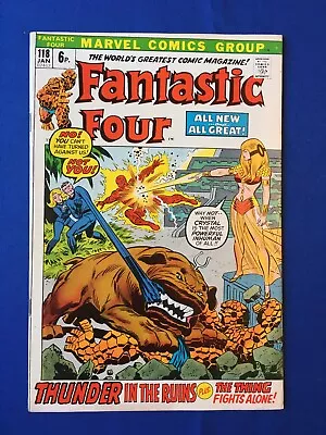 Buy Fantastic Four #118 FN/VFN (7.0) MARVEL ( Vol 1 1972)  • 19£