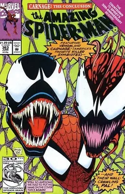 Buy ✨️ Amazing Spider-Man #363 Venom Cover 3rd Carnage (1992 Marvel Comics) • 18.41£