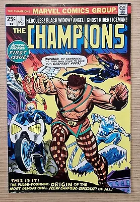 Buy THE CHAMPIONS #1 - 1975 - First CHAMPIONS APPEARANCE! - Marvel Cents Comic. Key • 20£
