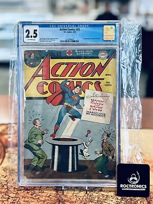 Buy Action Comics #83 (Superman) Golden Age-DC Comics CGC 2.5 1st App Hocus & Pocus • 495.92£