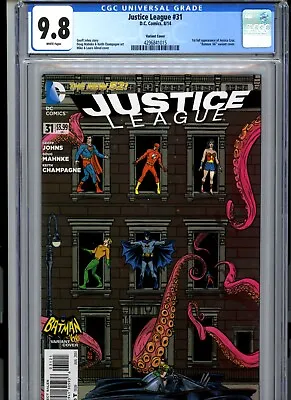 Buy CGC 9.8 Justice League #31 Allred Variant 1st Full App Of Jessica Cruz • 999.40£