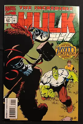 Buy The Incredible Hulk 421 Gary FRANK Cover Captain America App V 1 Avengers X Men • 2.37£