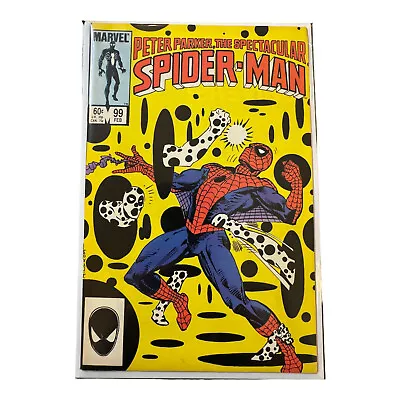 Buy The Spectacular Spider-Man Issue #99 1985 Marvel VF • 18.18£