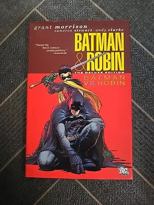 Buy ⭐️ Signed ⭐️ Batman & Robin Vol.2 DC Comics 2011 Deluxe Edition Batman VS Robin • 9.99£