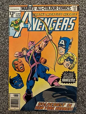 Buy The Avengers 172 Marvel 1978. Return Of Hawkeye • 3.48£