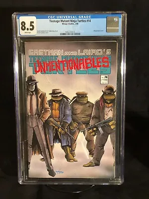 Buy Teenage Mutant Ninja Turtles #14 1988, White Pages, CGC 8.5 EXTREMELY RARE! • 56.77£