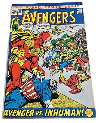 Buy Avengers #95 Marvel 1971 Bronze Age Comic Book FN- 5.5 Neal Adams Art  • 31.31£