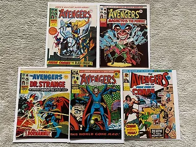 Buy Avengers #62,63,65,93 & 112 (Marvel UK) (1974-75) • 25£