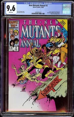 Buy New Mutants Annual # 2 CGC 9.6 White (Marvel, 1986) 1st Appearance Psylocke  • 179.89£