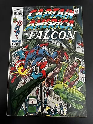 Buy Captain America And The Falcon #138 Marvel Comics 1971 Bronze Age High Grade • 22.38£