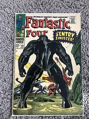 Buy Fantastic Four #64 (Marvel 1967) 1st App Of Kree Sentry! - 1st Mention Of Kree • 28.11£