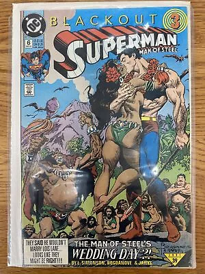 Buy Superman: The Man Of Steel #6 December 1991 Simonson / Bogdanove DC Comics • 0.99£