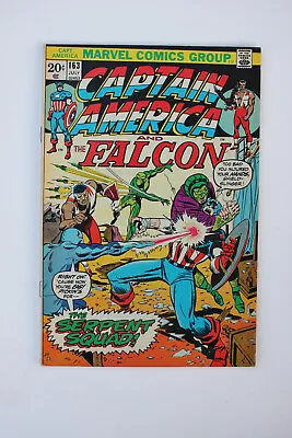 Buy Captain America And The Falcon #163 - July 1973 -  The Serpent Squad  • 24.01£