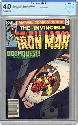 Buy Iron Man #149 CBCS 4.0 Newsstand 1981 21-3B8C92F-168 • 27.71£